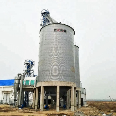 Uso d'acciaio del grano di stoccaggio del silo di grano del grano di prezzo franco fabbrica 1000tons 10m*10m*22.84m