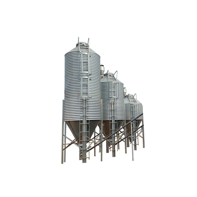 Hog Agriculture Industry Price 17 Ton Galvanized Stainless Steel Livestock Corn Feed Grain Storage Silo Good For Animal Farm